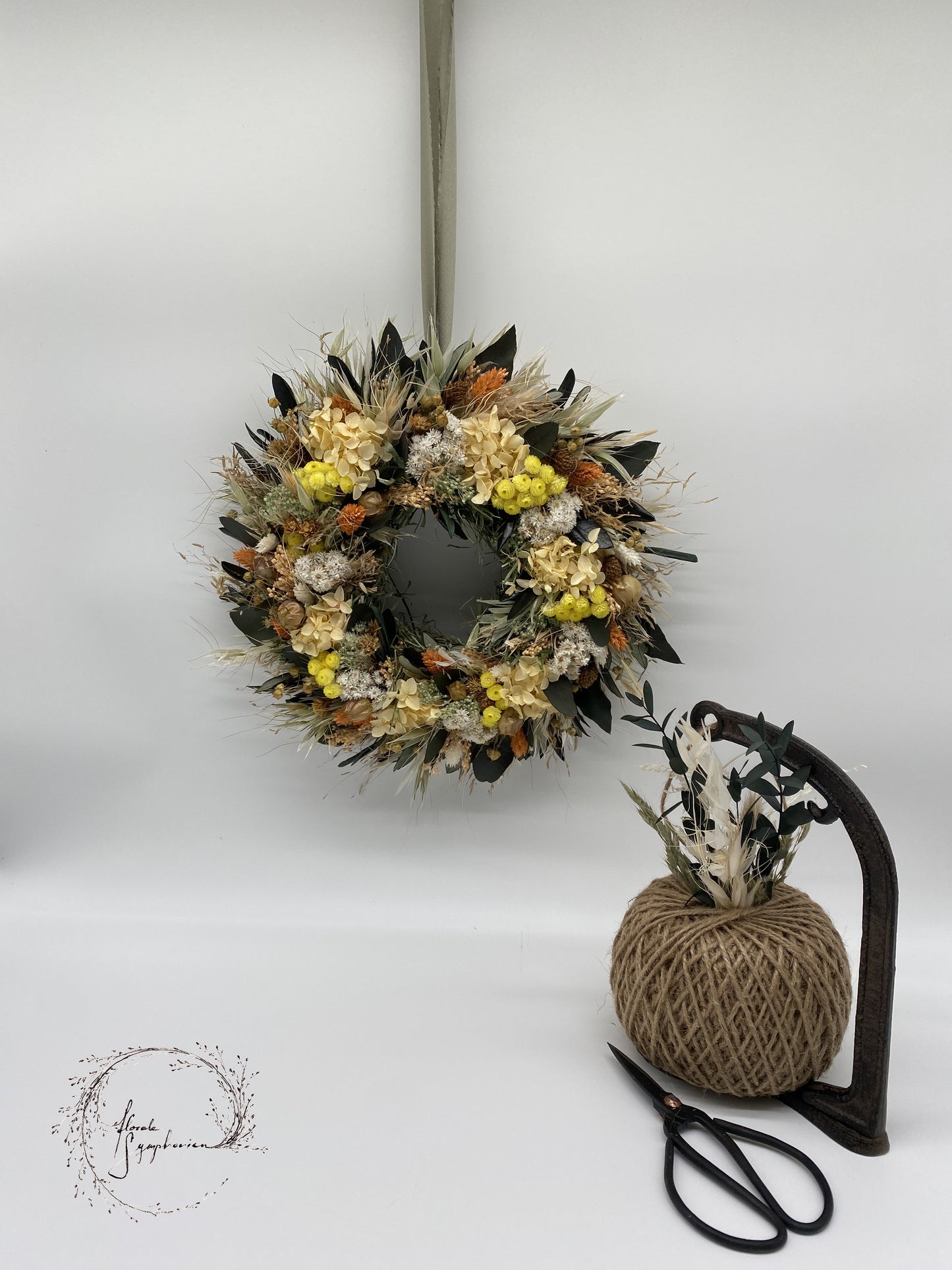 Trockenblumenkranz