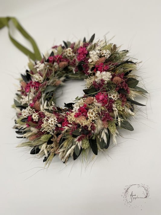 Trockenblumenkranz