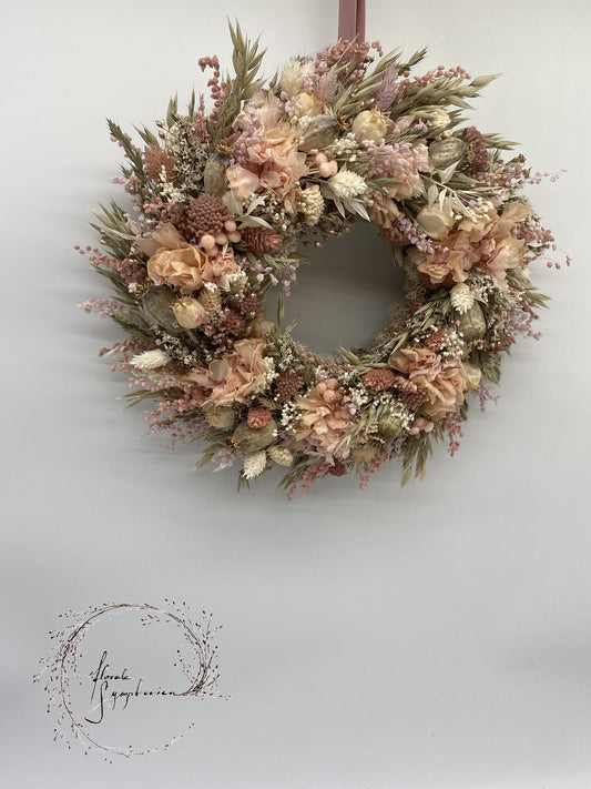 Trockenblumenkranz