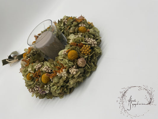 Trockenblumenkranz