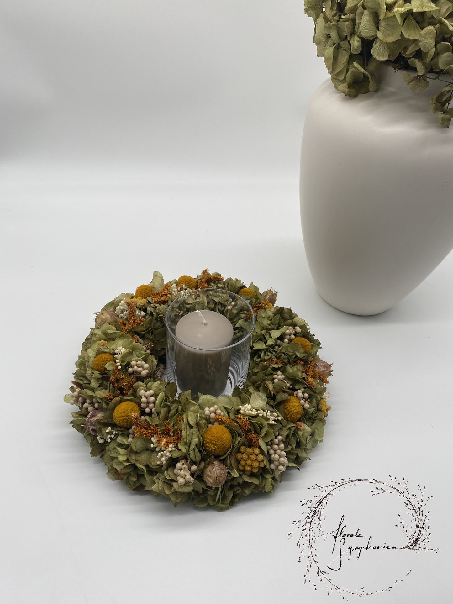 Trockenblumenkranz