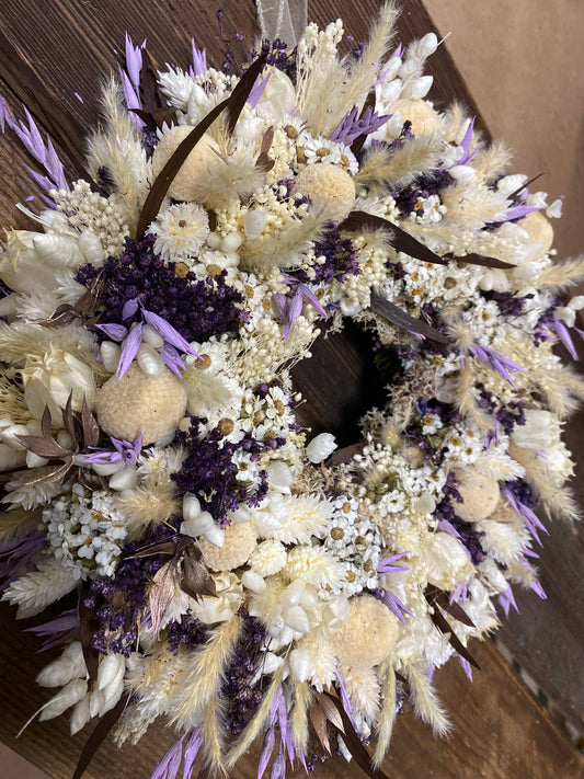 Trockenblumenkranz