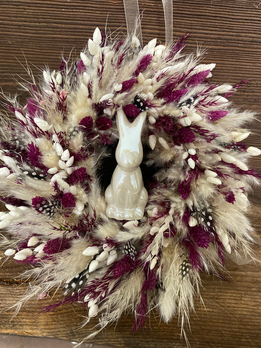 Trockenblumenkranz - Ostern