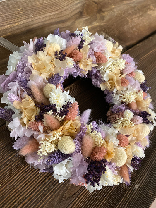 Trockenblumenkranz