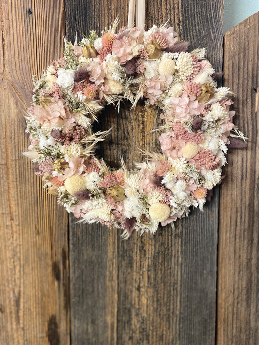 Trockenblumenkranz