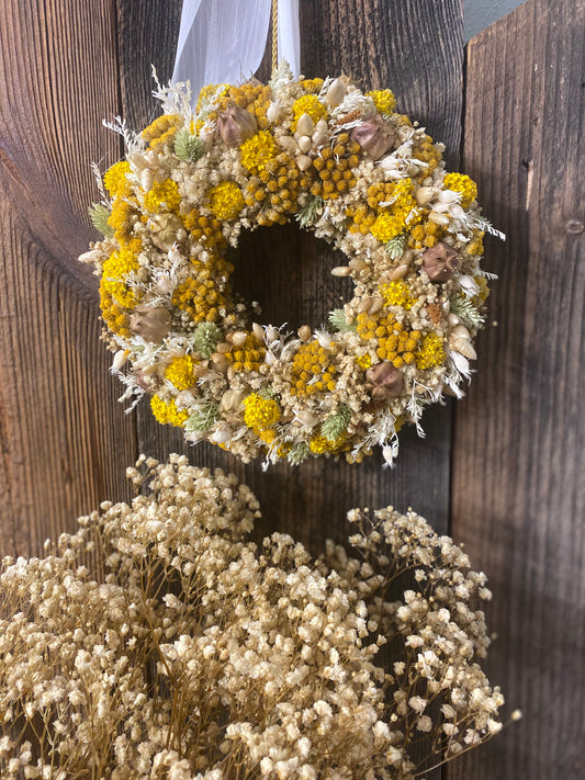 Trockenblumenkranz